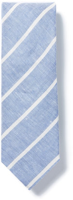 Luciano Barbera Striped Linen Tie