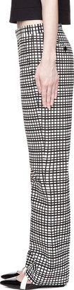 Marc Jacobs Black & White Check Classic Trousers