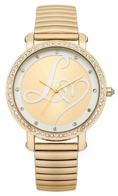 Lipsy Ladies gold tone expander watch