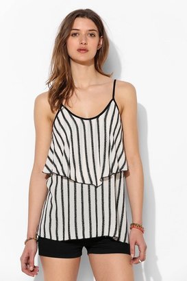 Urban Outfitters LIV Tiered Stripe Cami