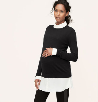 LOFT Maternity Two-In-One Top