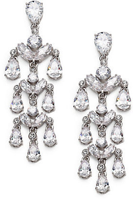 Adriana Orsini Sterling Silver Sparkle Chandelier Earrings