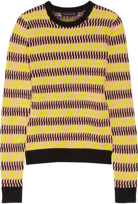 Jonathan Saunders Maryse knitted cotton sweater