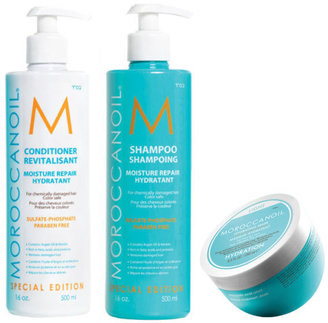 Moroccanoil Trio – Moisture Repair Shampoo, Conditioner and Hydrating Mask Light