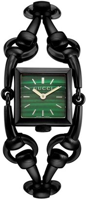 Gucci Women's YA116517 Signoria Collection Black Ion-Plated Stainless Steel Watch