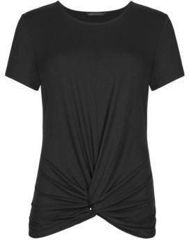 Marks and Spencer M&s Collection Twisted Front Top