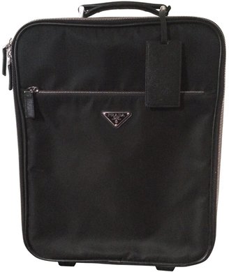 Prada Black Leather Travel bag