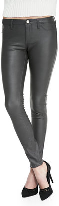 Blank Day Faux-Leather Leggings, Gray