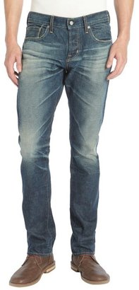 AG Jeans selvege wash cotton '50's Slim Slouchy Slim' jeans