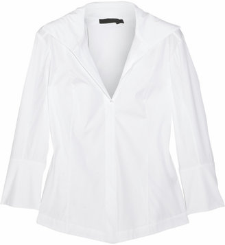 Donna Karan Stretch cotton-blend shirt