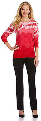 Chaus Bountiful Hues Ombré Sweater
