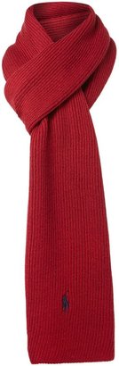 Polo Ralph Lauren Ribbed merino scarf