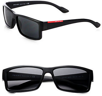 Prada Rectangle Sport Sunglasses
