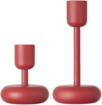 Iittala Nappula Candleholders - Red - Set of 2