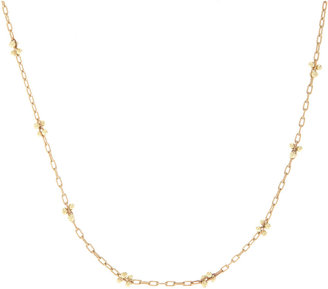Ten Thousand Things Gold Luxe Beaded 'X' Necklace