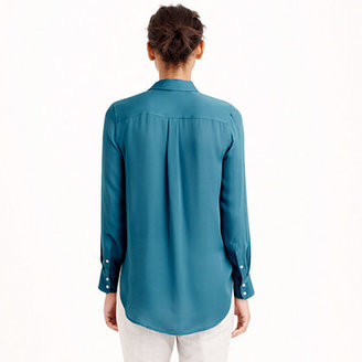 J.Crew Tall classic silk blouse