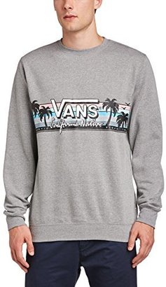 Vans Men's Cali Native II Crew Fleece Long Sleeve Sweatshirt