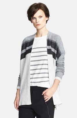 Vince Variegated Oversized Wool & Cashmere Cardigan