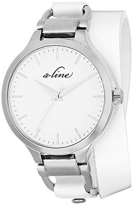 A Line a_line Women's AL-80027-02-WHT Gemini Analog Display Japanese Quartz White Watch