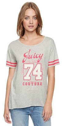 Juicy Couture Varsity 74 Hi/Low Tee