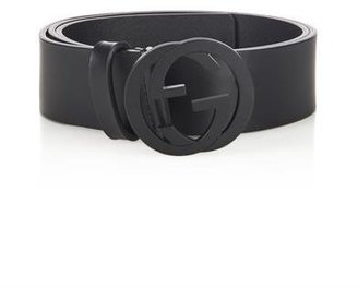 Gucci GG buckle leather belt