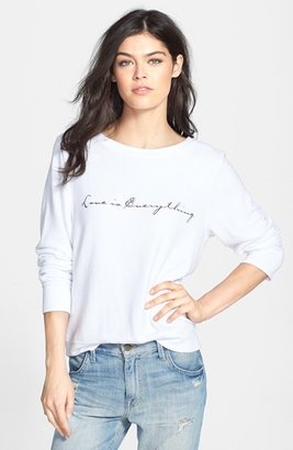 Wildfox Couture 'Everything Is Love' Pullover