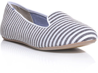 Charles Philip SHANGHAI Tropez stripe slippers