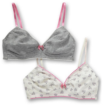 Marks and Spencer Angel 2 Pack Cotton Rich Non-Padded Non-Wired Assorted Bras