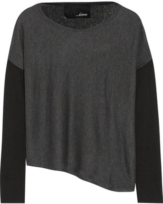 Line Emilia two-tone modal and cashmere-blend sweater