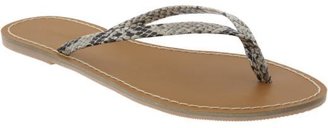 Old Navy Women's  Faux-Leather Thong Sandals