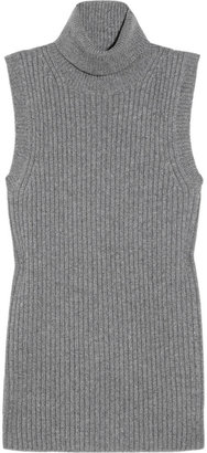 Michael Kors Ribbed cashmere-blend turtleneck sweater