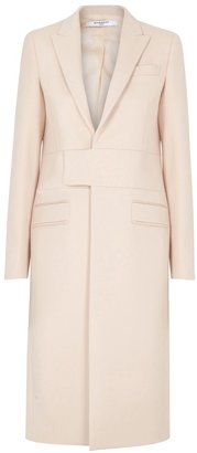 Givenchy Light pink wool blend twill coat