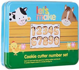 Kitchen Craft Let's Make Let's Make Numeral Cookie Cutter Set