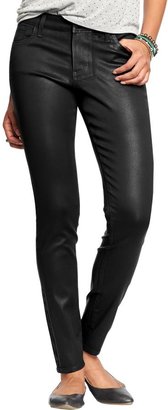 Old Navy Women's The Rockstar Mid-Rise Coated Jeans