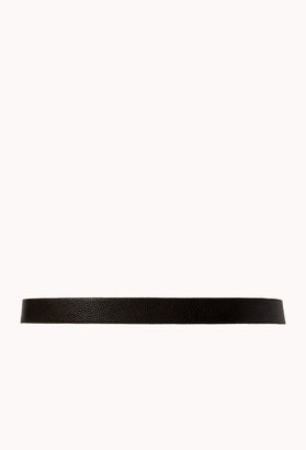 Forever 21 Classic Faux Leather Belt