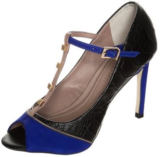 PeepToe Dumond heels blue