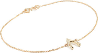 Jennifer Meyer 18k Gold Wishbone Bracelet