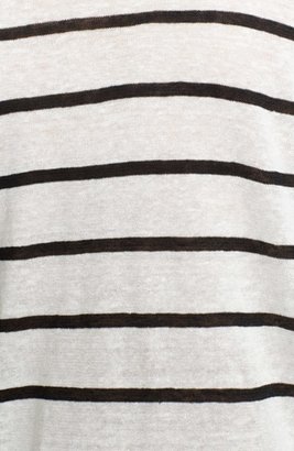 Joie 'Eszter' Stripe Linen V-Neck Sweater