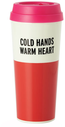 Kate Spade 'cold Hands' Thermal Travel Mug