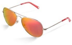 MICHAEL Michael Kors Mirror Aviator Sunglasses