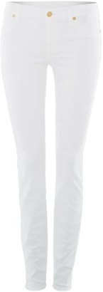 7 For All Mankind The Skinny jeans in White Nile