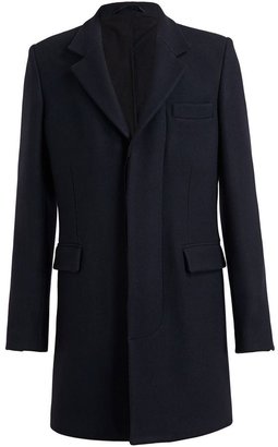 Ann Demeulemeester Grise Wool Flannel Coat