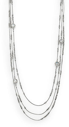ABS by Allen Schwartz Smoke and Mirrors Layered Station Necklace