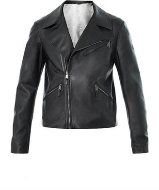 Jil Sander Cannes leather biker jacket
