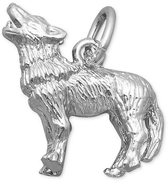 Rembrandt Charm, Sterling Silver Wolf