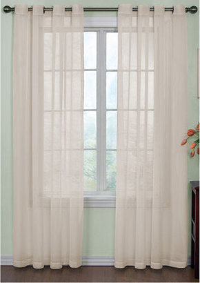 Asstd National Brand Arm And Hammer Curtain Fresh Odor-Neutralizing Sheer Grommet Top Single Curtain Panel