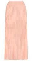 Dorothy Perkins Coral Pleat Georgette Maxi Skirt