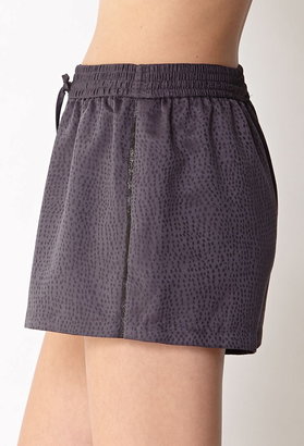Forever 21 contemporary spot on satin shorts