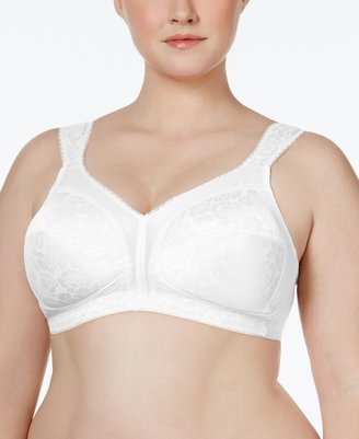 Women's Playtex US474C 18 Hour Ultimate Lift and Support Wirefree Bra  (White 44D)