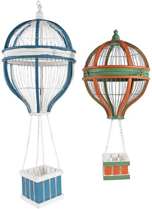 Phil Bee Interiors Hanging Decorative Balloon Basket (Set of 2)